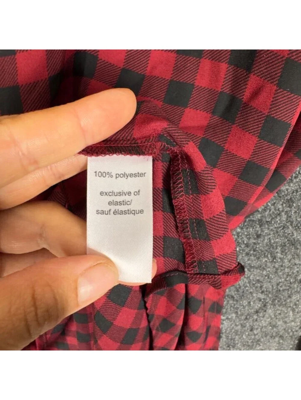 Maurices Blouse Women M Medium Red Plaid V-Neck Button Long Sleeve Casual